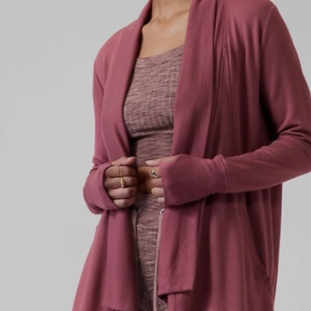 Athleta NWT Women's Pranayama Wrap Size XL Tall Color Tawny Rose